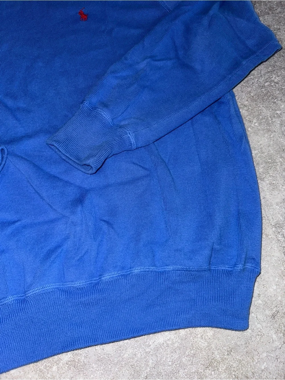 Polo Ralph Lauren Men’s Knit Crew Neck Pullover Sweater Blue Embroidered Logo XL